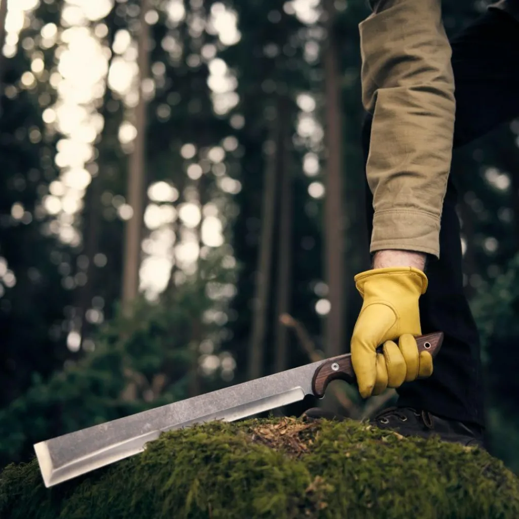 Multitools & Zakmessen-Barebones Japanese Nata mes met holster