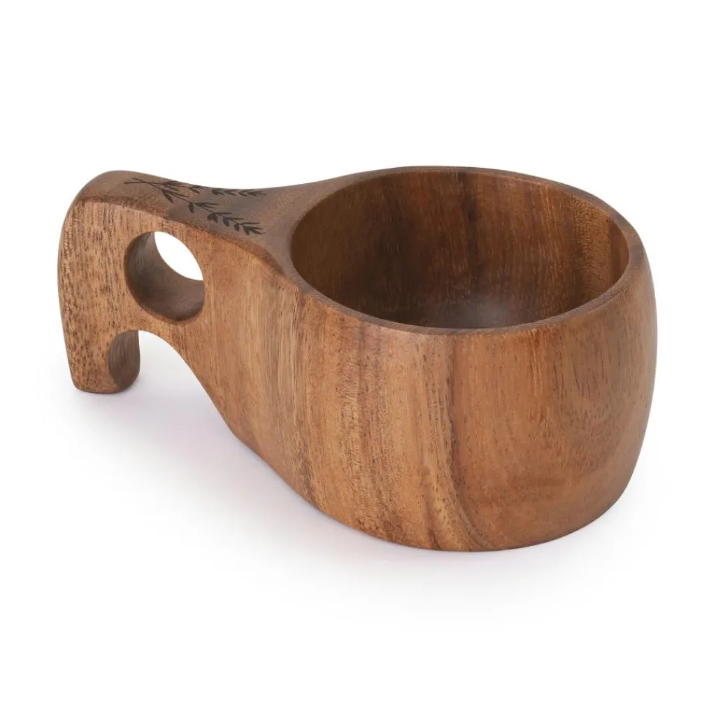 Barebones Kuksa mok 235 ml wood< Glazen & Bekers