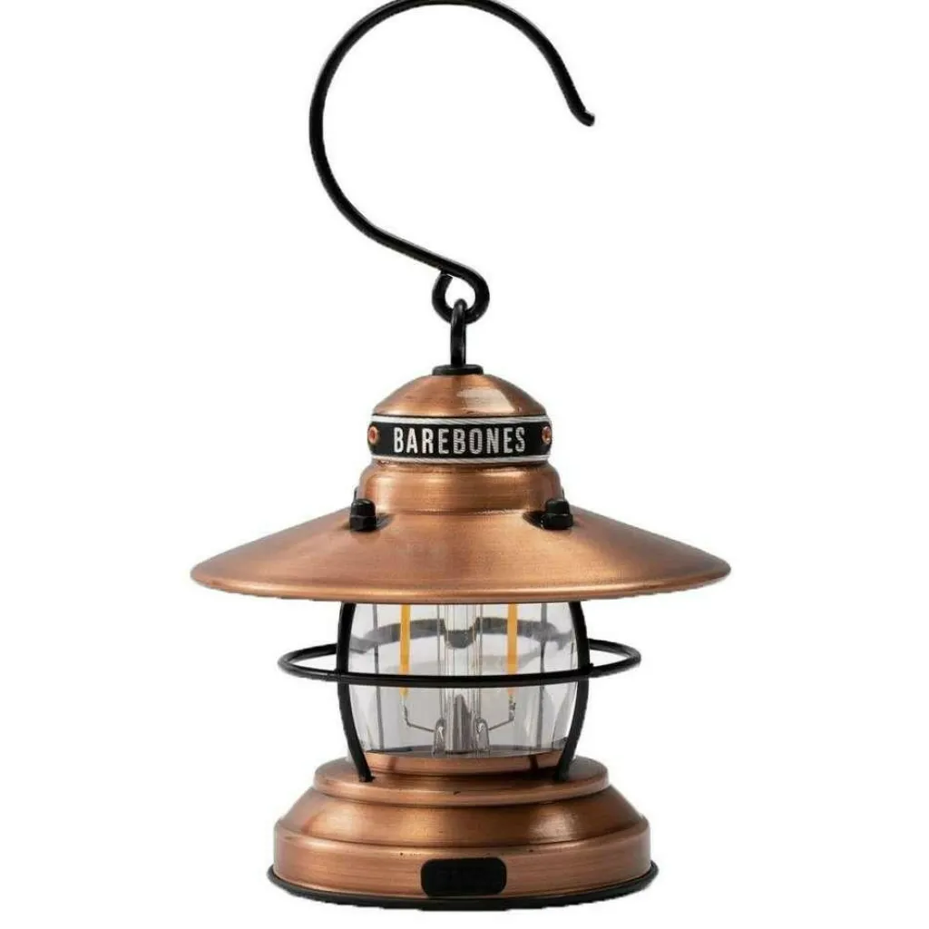 Verlichting|Verlichting Oplaadbaar-Barebones Mini Edison lantaarn copper
