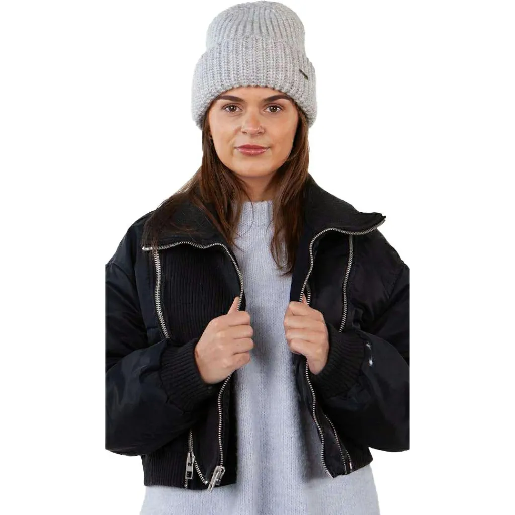 Barts Arugama muts dames heather grey< Mutsen|Wintersport