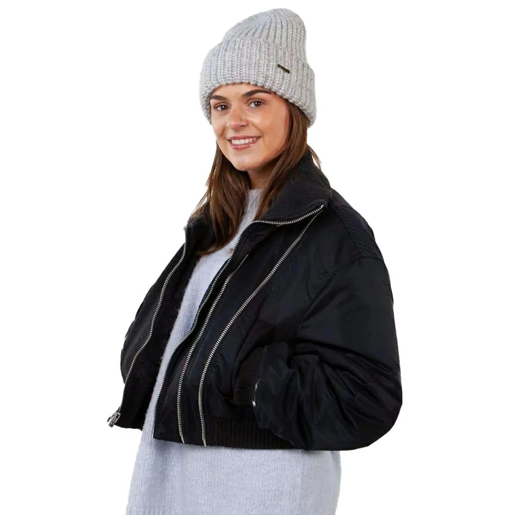 Barts Arugama muts dames heather grey< Mutsen|Wintersport