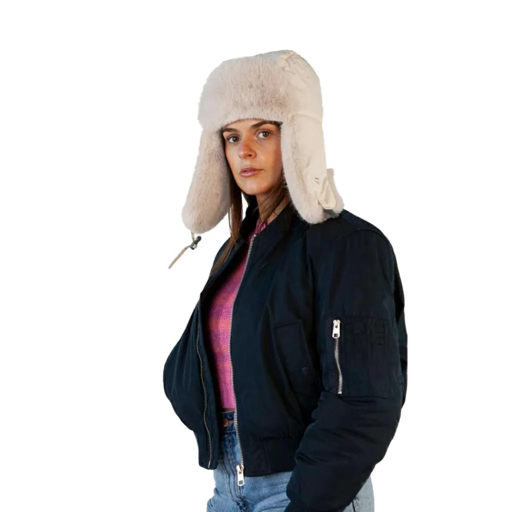 Mutsen|Wintersport-Barts Hawka Bomber muts dames cream