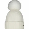 Mutsen|Wintersport-Barts Kenzie muts dames cream