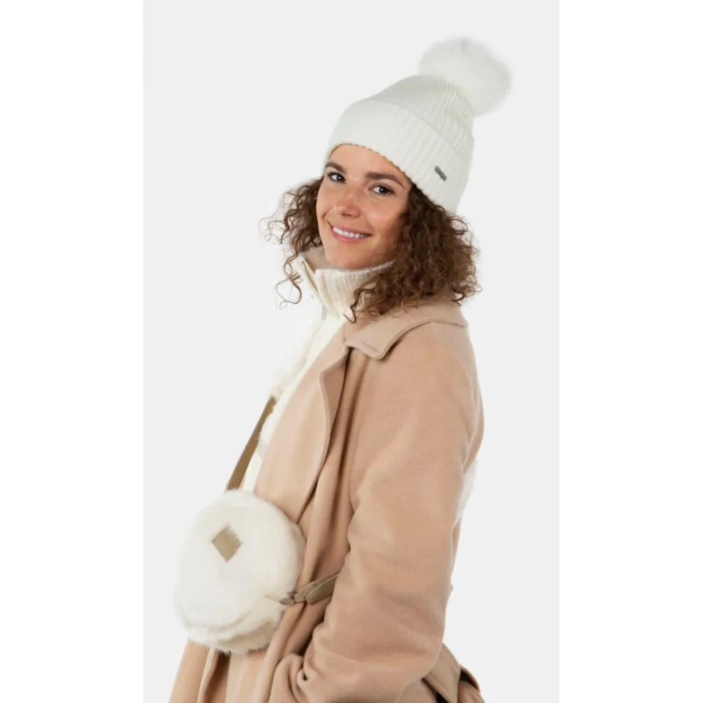 Mutsen|Wintersport-Barts Kenzie muts dames cream