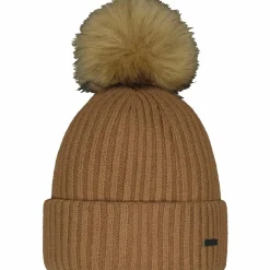 Mutsen|Wintersport-Barts Kenzie muts dames light brown