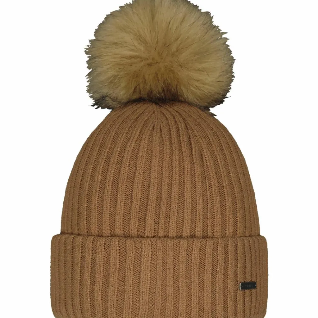 Mutsen|Wintersport-Barts Kenzie muts dames light brown