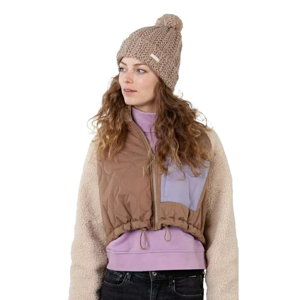 Mutsen|Wintersport-Barts Nirvaan muts dames light brown