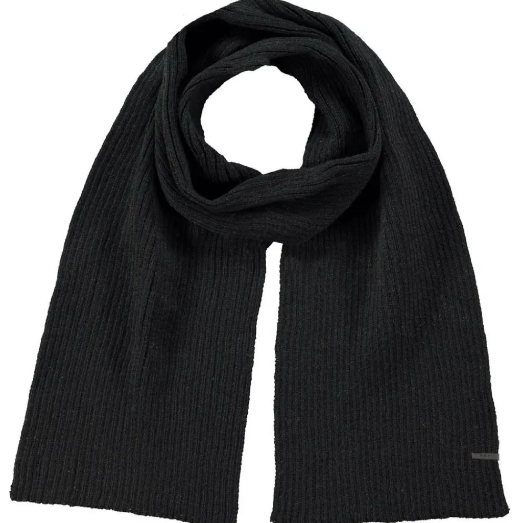 Barts Wilbert sjaal heren black< Sjaals|Wintersport