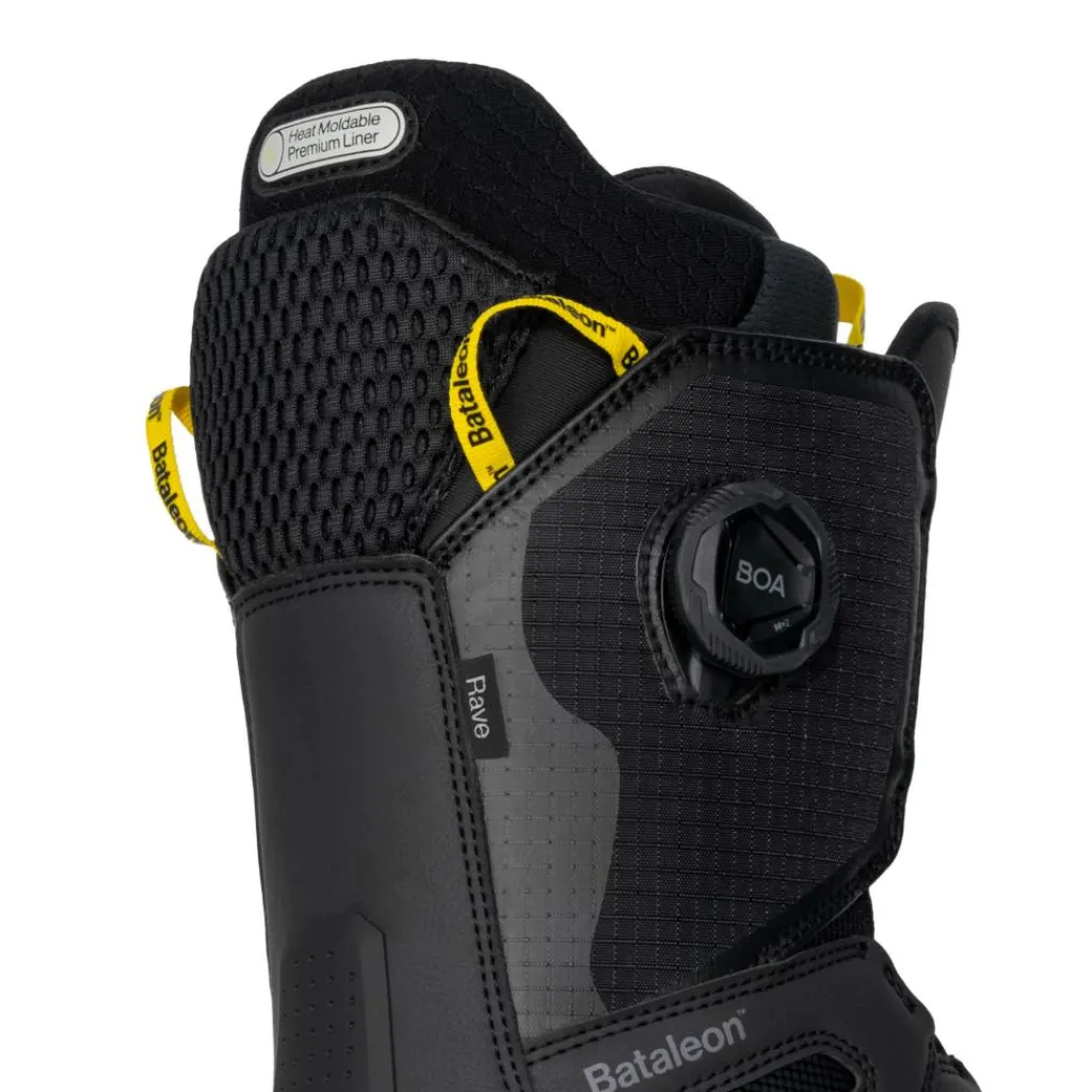 Snowboardschoenen|Wintersport-Bataleon Rave Double BOA snowboardschoenen heren black