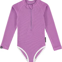 Beach & Bandits Orchid Ribbed badpak junior purple< Badpakken