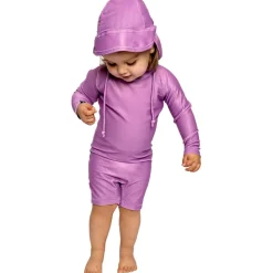 Badpakken-Beach & Bandits Orchid Ribbed badpak baby purple