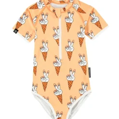 Beach & Bandits  Peace Cream badpak junior apricot< Badpakken