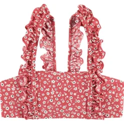 Beachlife Ditsy Flower ruches mini bikini top junior< Bikini