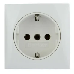 Berker wandcontactdoos wit< Camping Elektra