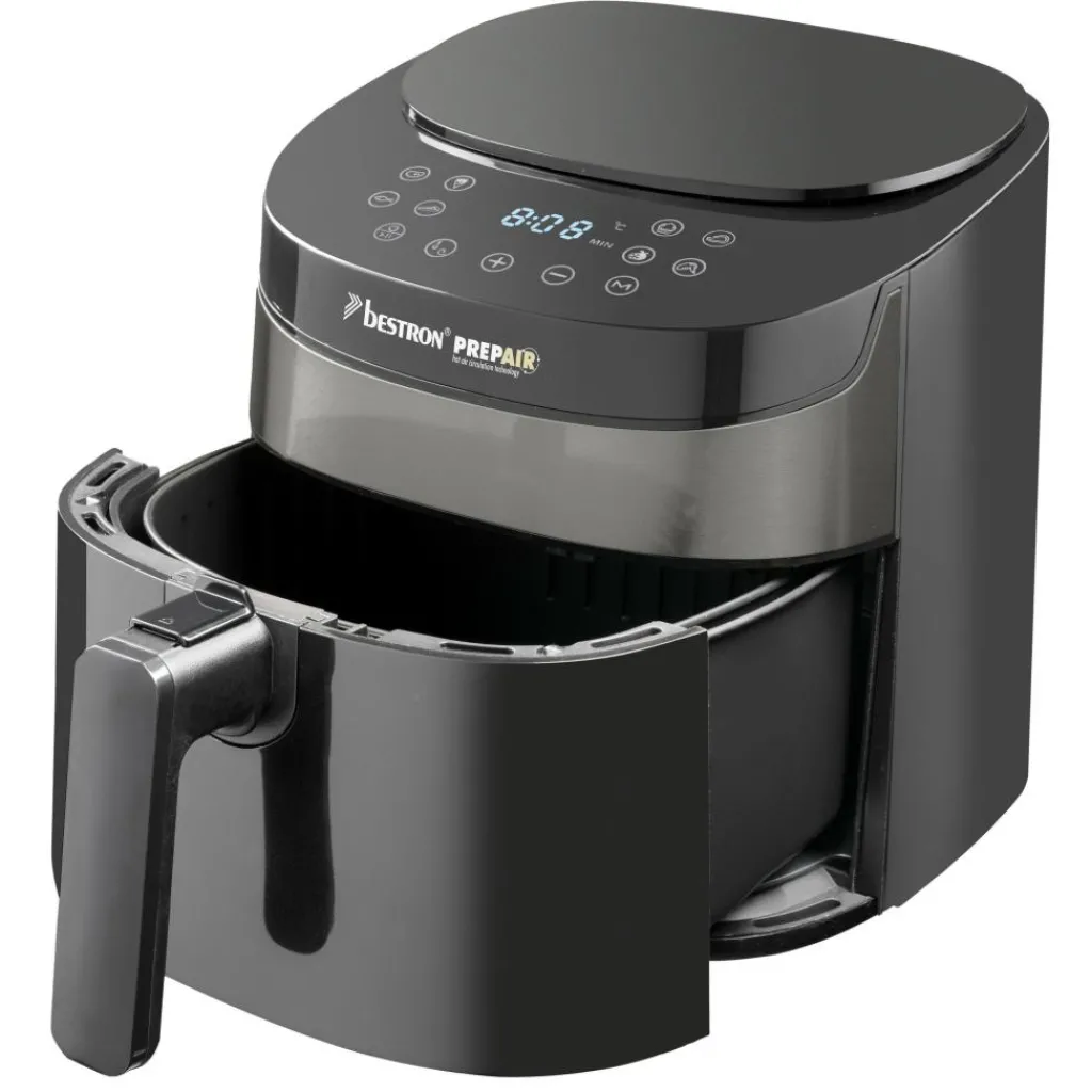 Bestron AAF7004DTG digitale airfryer titan< Keukenapparaten