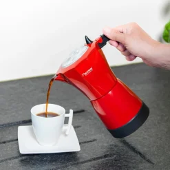 Keukenapparaten-Bestron AES480 elektrische percolator rood