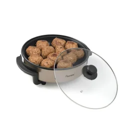 Keukenapparaten-Bestron AHP1200SAT Multifunctionele hapjespan satin