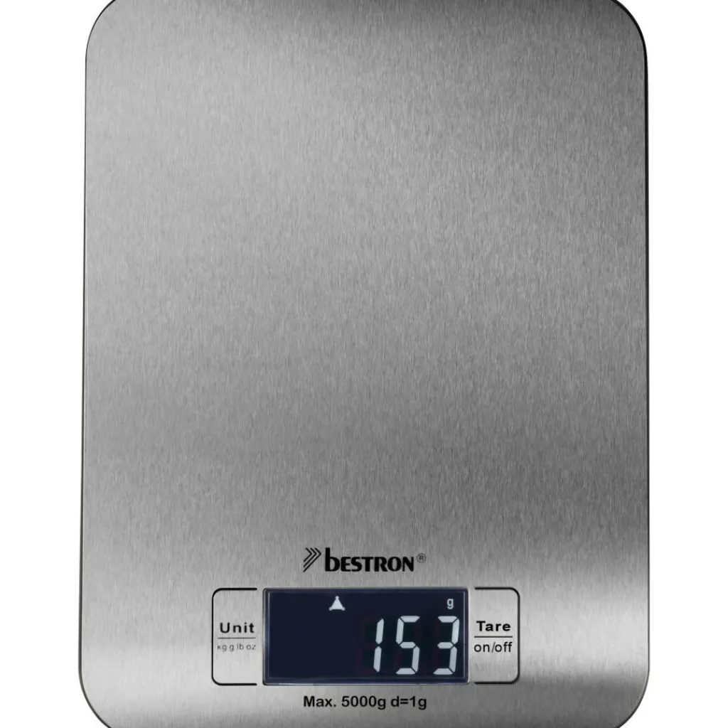 Bestron AKS700TG keukenweegschaal titan< Keukenapparaten