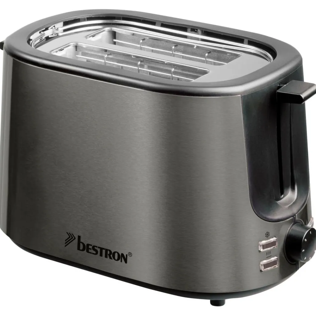 Keukenapparaten-Bestron ATS1000TG broodrooster titan
