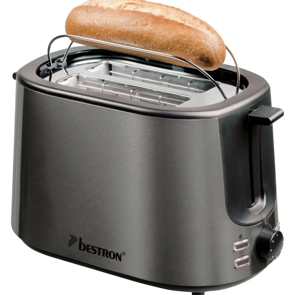 Keukenapparaten-Bestron ATS1000TG broodrooster titan