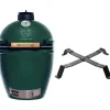 Big Green Egg  Large houtskoolbarbecue met table nest< Kamado