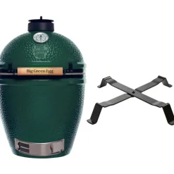 Big Green Egg  Large houtskoolbarbecue met table nest< Kamado