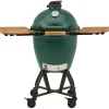 Kamado-Big Green Egg  Large houtskoolbarbecue met onderstel en zijtafels