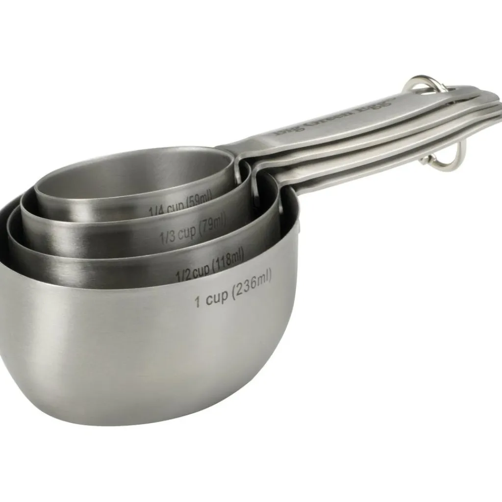 Hulpmiddelen-Big Green Egg maatbekers 4 stuks