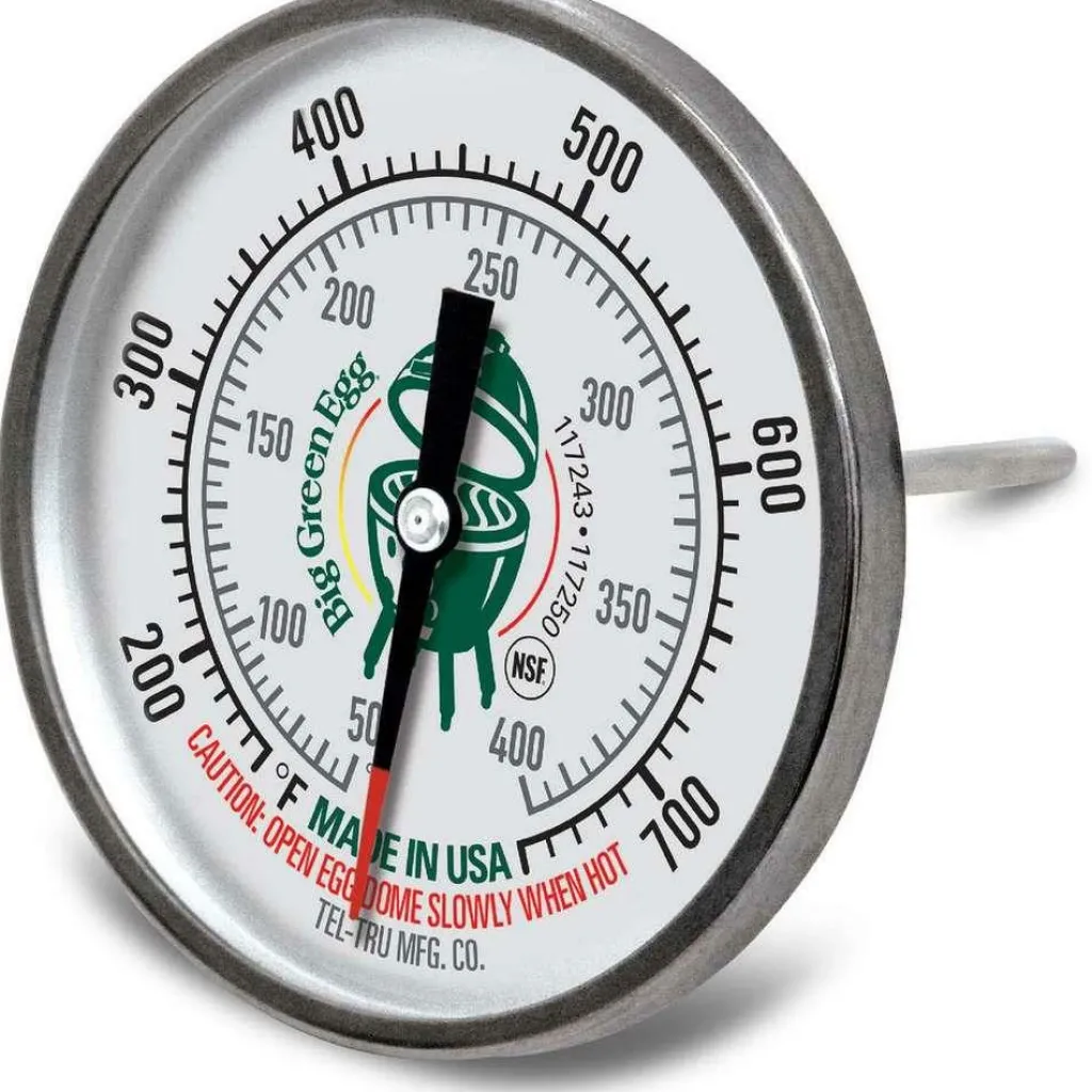 Big Green Egg Tel-Tru thermometer 8 cm< Hulpmiddelen
