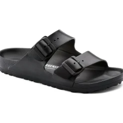 Badslippers|Slippers-Birkenstock Arizona smal slippers dames black