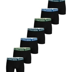 Sportondergoed-Björn Borg 10004157 Cotton Stretch onderbroek heren multicolour 7-pack