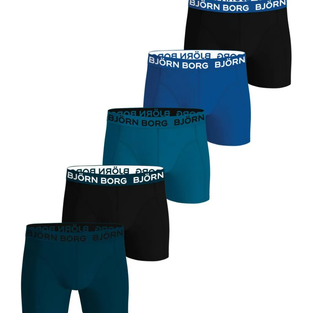 Björn Borg 10004155 Cotton Stretch onderbroek heren multicolour 5-pack< Sportondergoed
