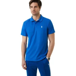 Tenniskleding-Björn Borg Ace tennispolo heren nautical blue