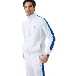 Tenniskleding-Björn Borg Ace trainingsjack heren brilliant white
