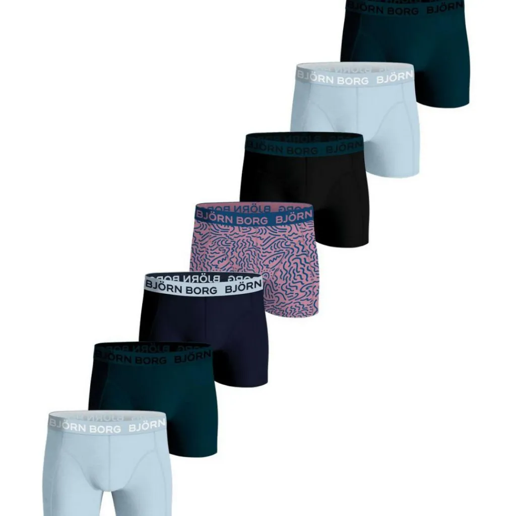 Björn Borg Core onderbroek junior multicolour 7-pack< Sportondergoed
