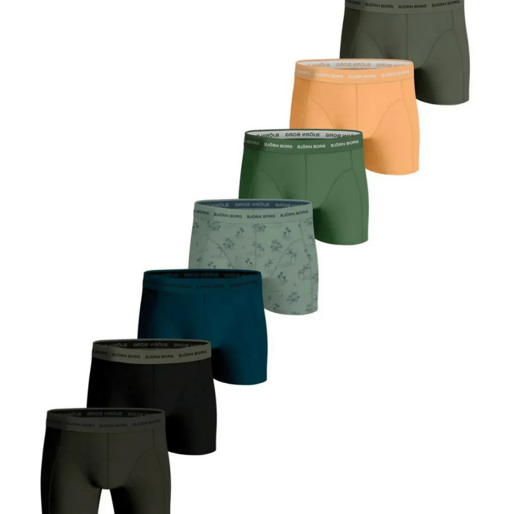 Sportondergoed-Björn Borg Cotton Stretch onderbroek heren multicolour 7-pack