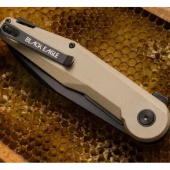 Multitools & Zakmessen-Black Eagle  Sahara zakmes desert tan