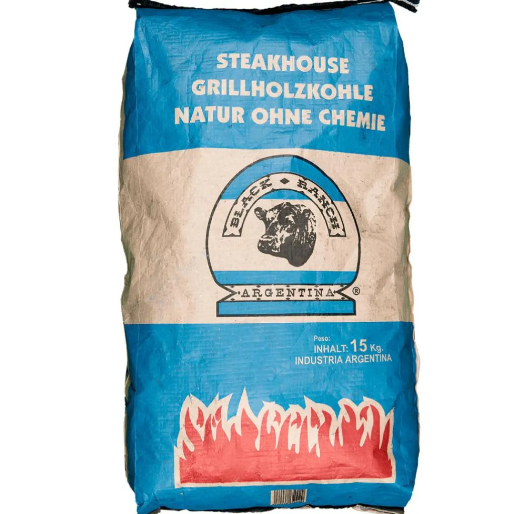 Aanmaken-Black Ranch Quebracho houtskool 15 kg