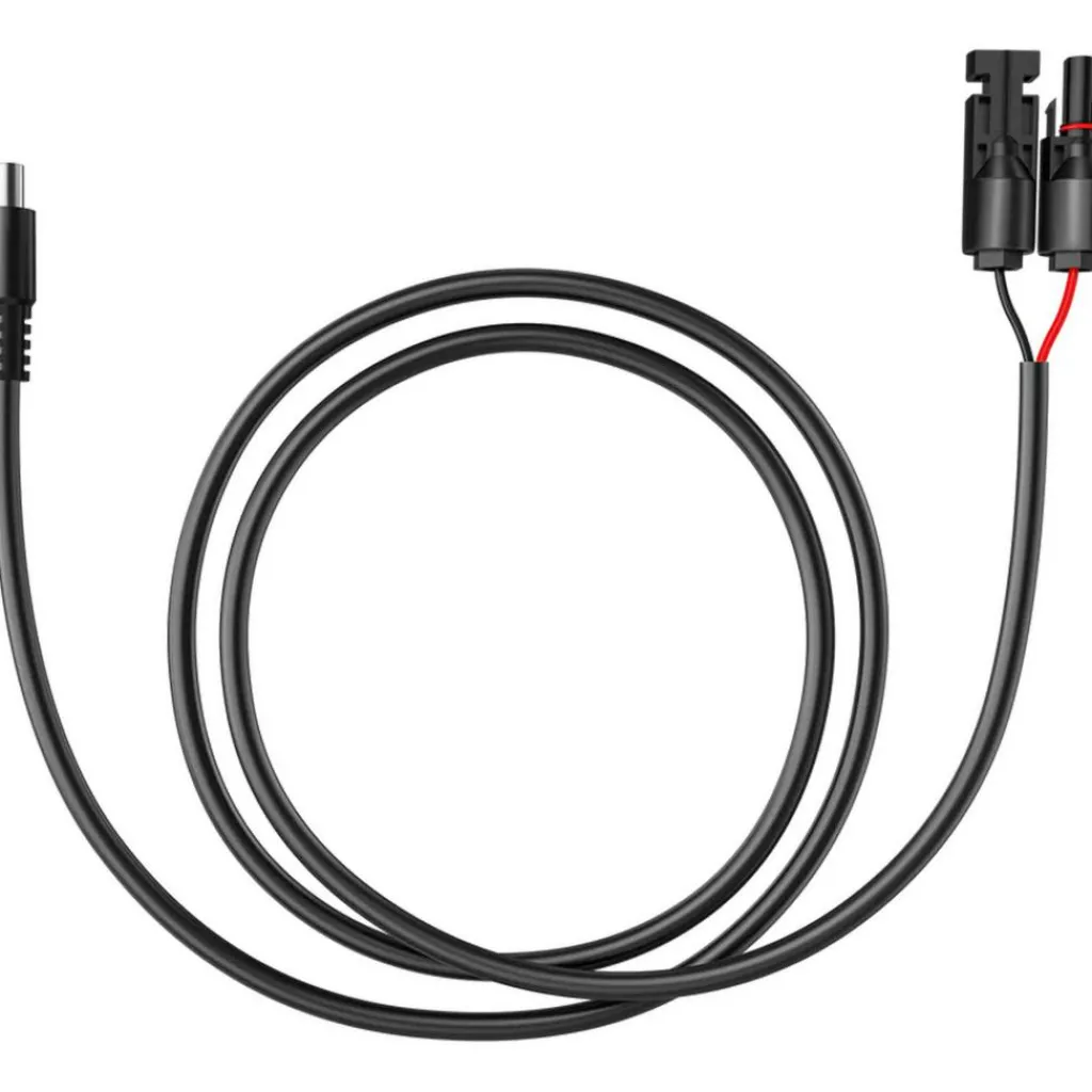 Accu's & Batterijen-Bluetti EB3A MC4 oplaadkabel black