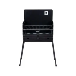 Bo-Camp Koffermodel houtskoolbarbecue black< Houtskool Bbq