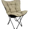 Vouwstoelen-Bo-Camp Redbridge M vlinderstoel beige