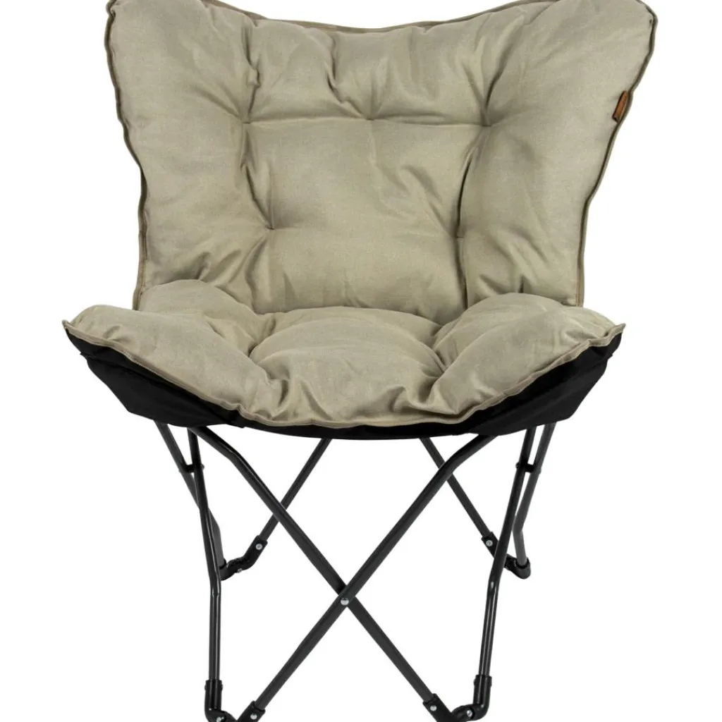 Vouwstoelen-Bo-Camp Redbridge M vlinderstoel beige