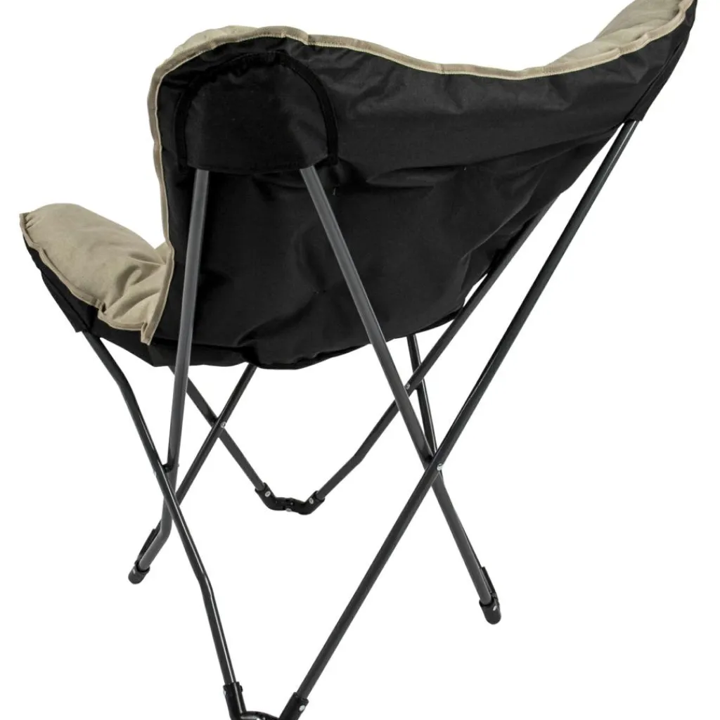 Vouwstoelen-Bo-Camp Redbridge M vlinderstoel beige