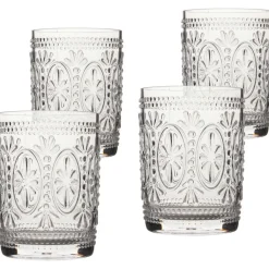 Bo-Camp Sicilian drinkglas 450 ml transparent 4-pack< Glazen & Bekers