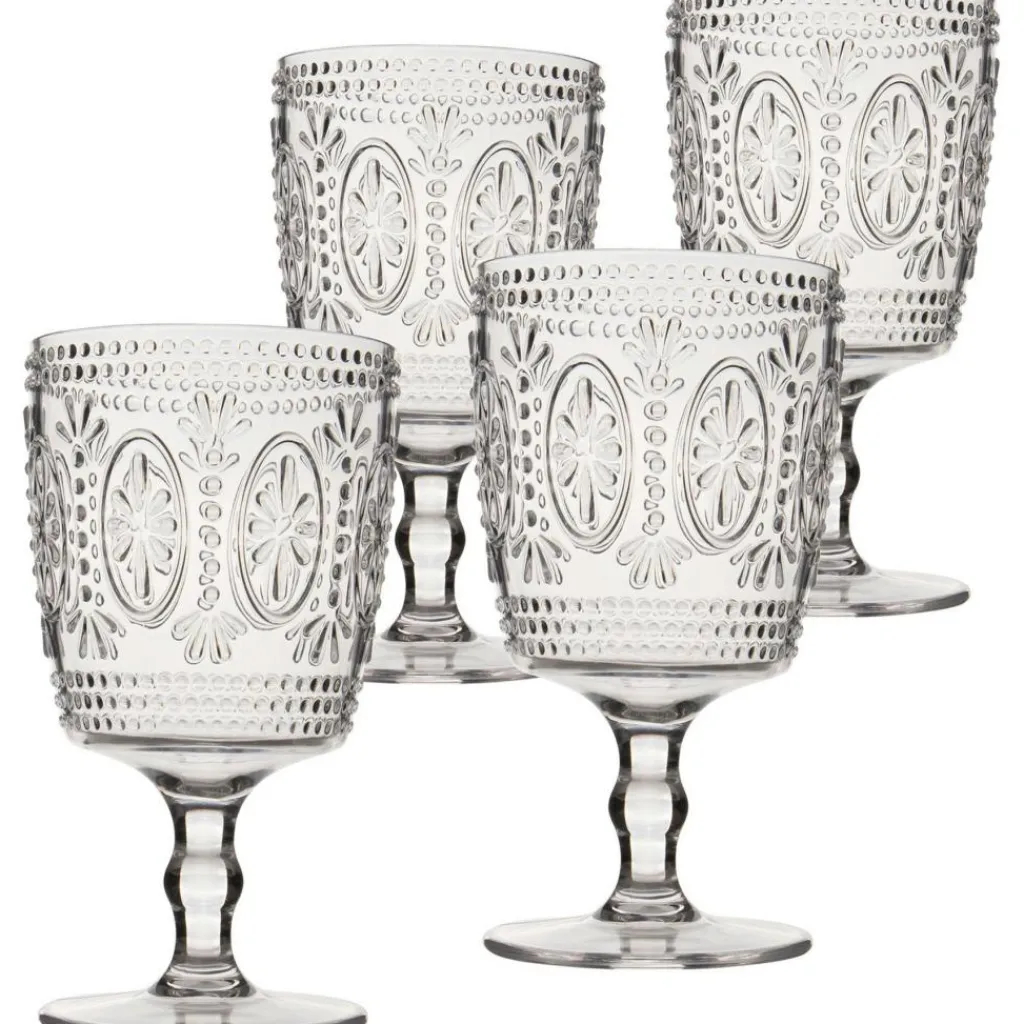 Glazen & Bekers-Bo-Camp Sicilian wijnglas 300 ml transparent 4-pack