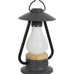 Verlichting|Verlichting Oplaadbaar-Bo-Camp Woolton Urban Outdoor lantaarn grijs