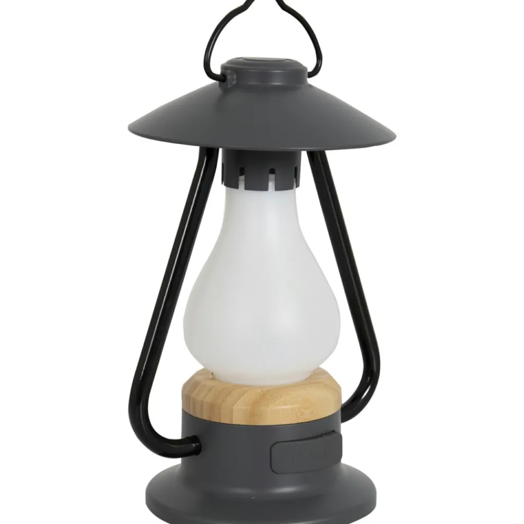 Verlichting|Verlichting Oplaadbaar-Bo-Camp Woolton Urban Outdoor lantaarn grijs