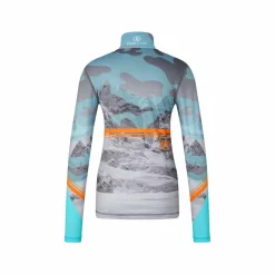 Skipullies|Wintersport-Bogner Fire+Ice  Ilvy skipully dames light blue grey orange