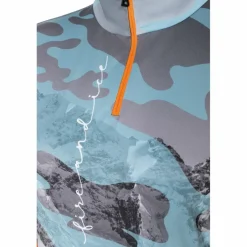 Skipullies|Wintersport-Bogner Fire+Ice Ilvy skipully dames light blue grey orange