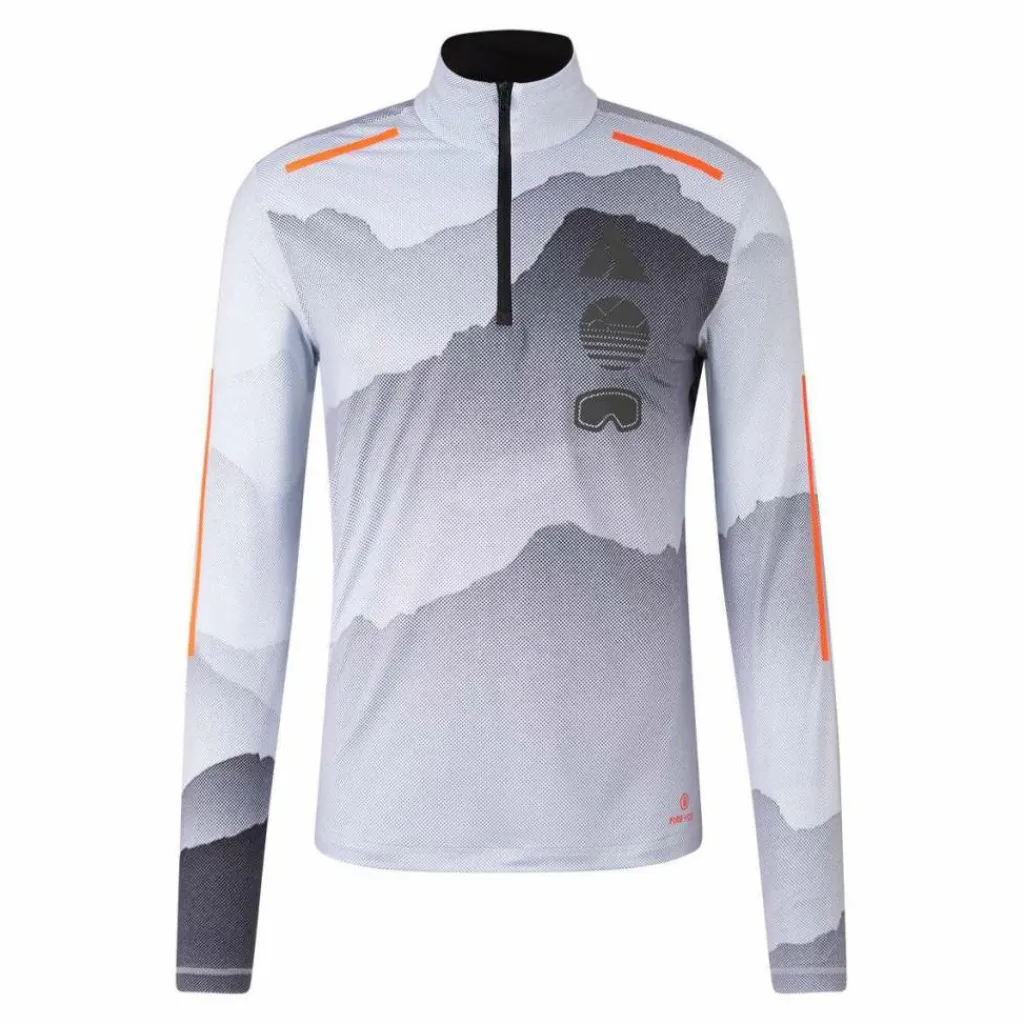 Bogner Fire+Ice Pascal skipully heren white grey< Skipullies|Wintersport
